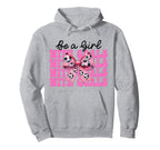 Be Goals Soccer Coquette Bow Hoodie - Novelty Apparel Men Women