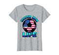 Soccer Mom Life American Flag Soccer T-Shirt - Streetwear Style Men Women