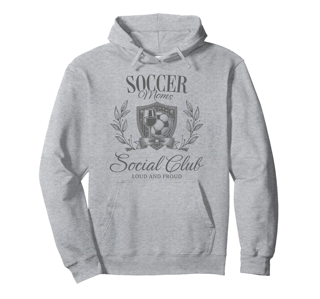 Soccer Team Mom Bow Gift Soccer Hoodie - Casual Everyday Wear Men Women
