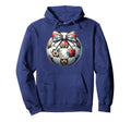 Soccer Flower Coquette Bow Floral Hoodie - Fun Novelty Design Men Women