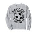 Groovy Soccer Womens Soccer Sweatshirt - Casual Everyday Wear Men Women
