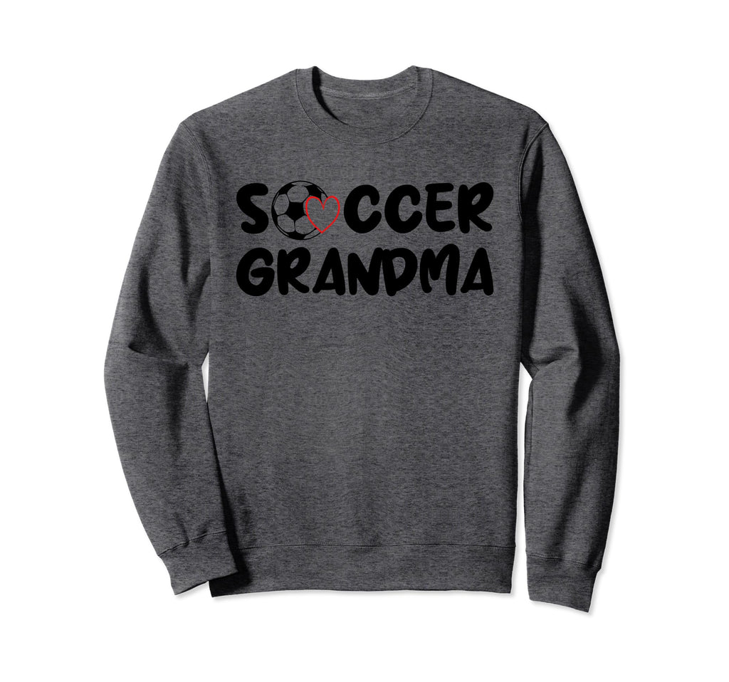 Soccer Grandma Love Heart Sweatshirt - Unique Graphic Unisex