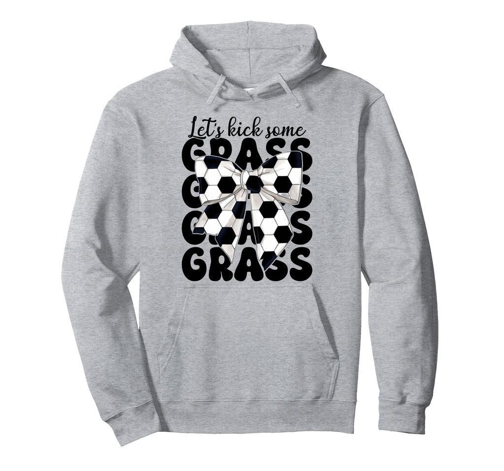 Soccer Lets Kick Some Grass Hoodie - Streetwear Style for Adults