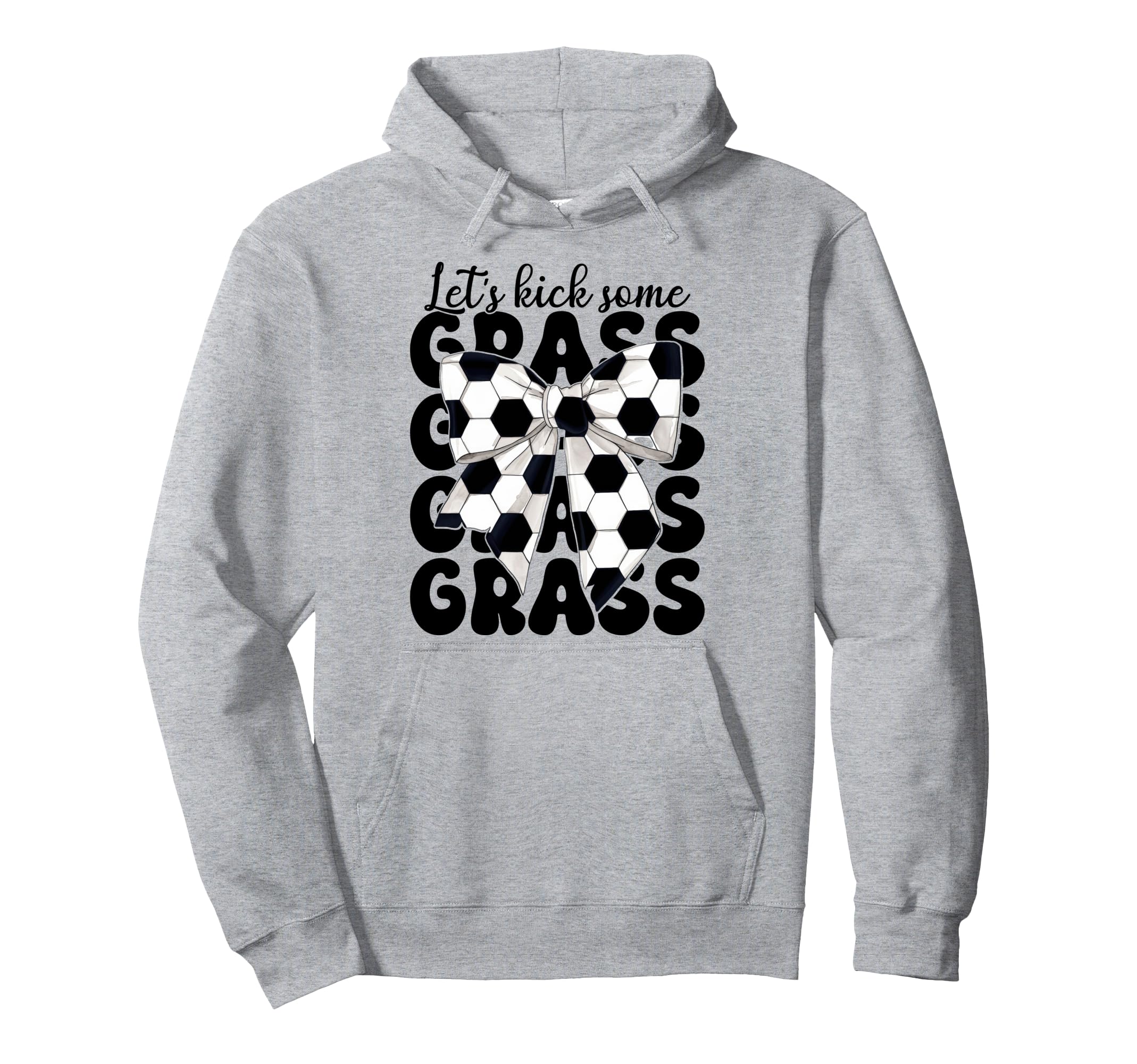 Soccer Lets Kick Some Grass Hoodie - Streetwear Style for Adults