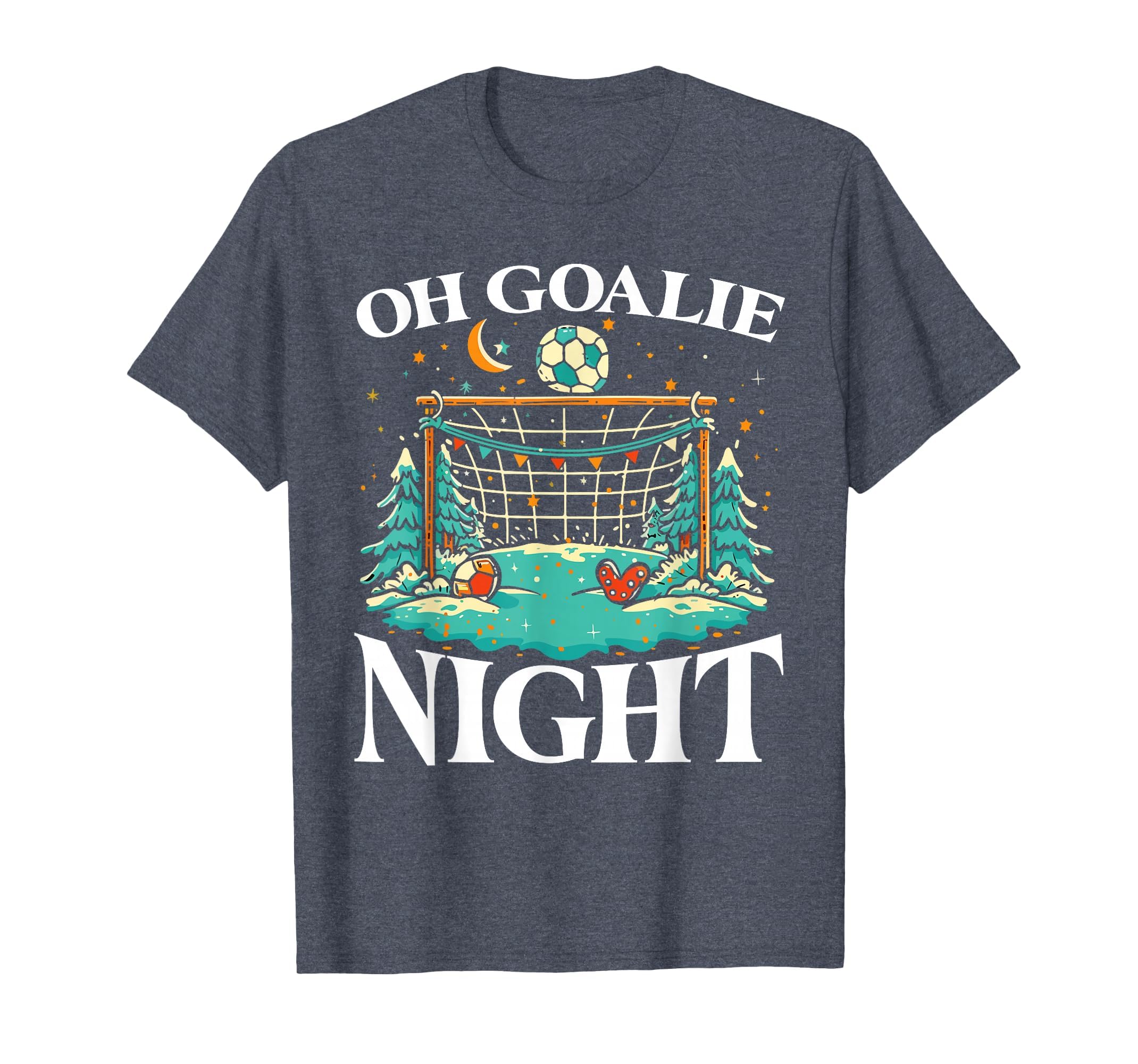 Soccer Player Day Goalkeeper Santa T-Shirt - Minimalist Print Men Women