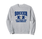 Soccer Mom Like Normal Mom But Sweatshirt - Novelty Apparel for Adults