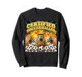 Funny Certified Soccer Baller Sweatshirt - Casual Everyday Wear Unisex