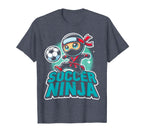 Soccer Ninja Soccer Goalkeeper T-Shirt - Custom Art Print Men Women