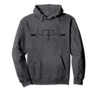 Foosball Goalkeeper Heartbeat Table Hoodie - Aesthetic Graphic Unisex