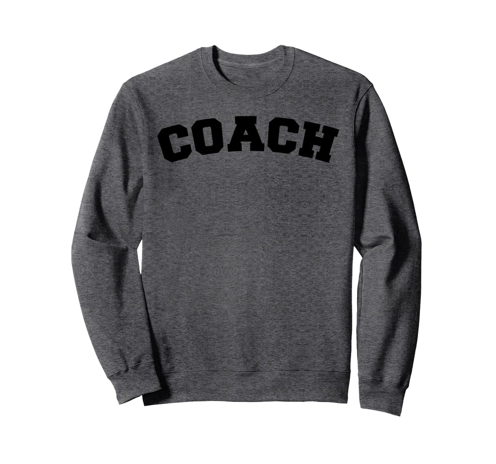 Miftees Coach Tees Sweatshirt - Fun Novelty Design for Adults