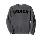 Miftees Coach Tees Sweatshirt - Fun Novelty Design for Adults
