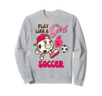 Soccer Soccer Player Soccer Play Sweatshirt - Casual Everyday Wear Unisex