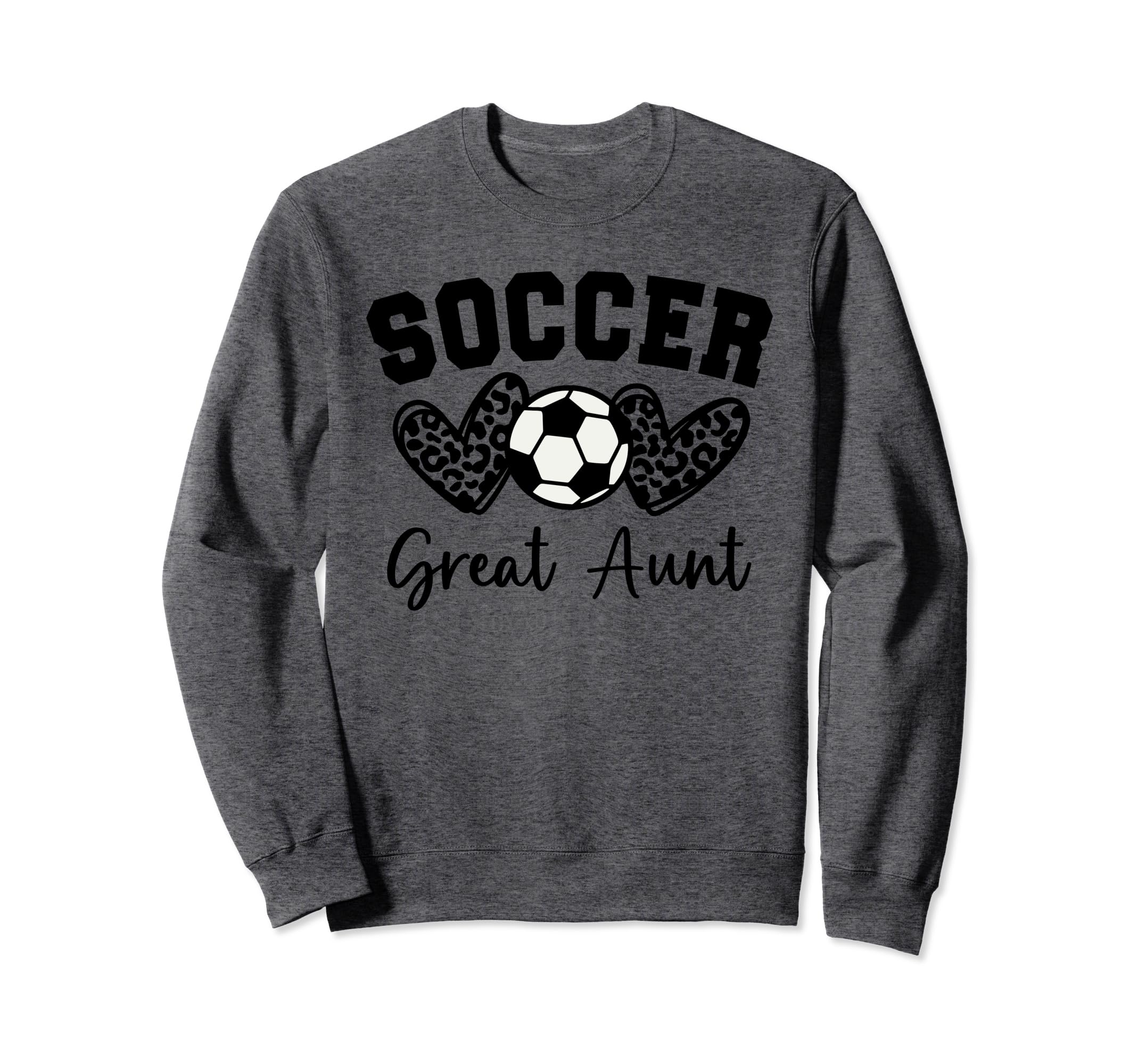 Soccer Great Aunt Matching Family Soccer Sweatshirt - Trendy Graphic Unisex