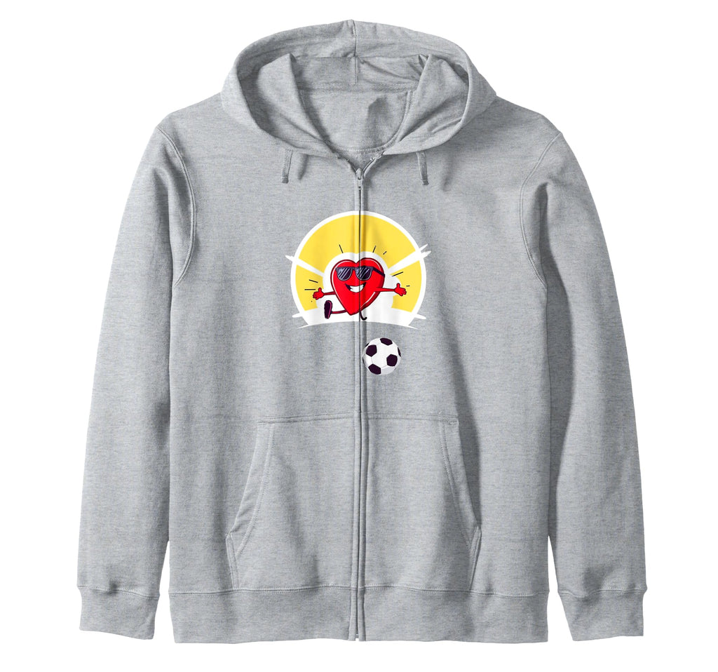 Soccer Heart Gift T-Shirt - Minimalist Print for Adults