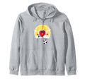 Soccer Heart Gift T-Shirt - Minimalist Print for Adults