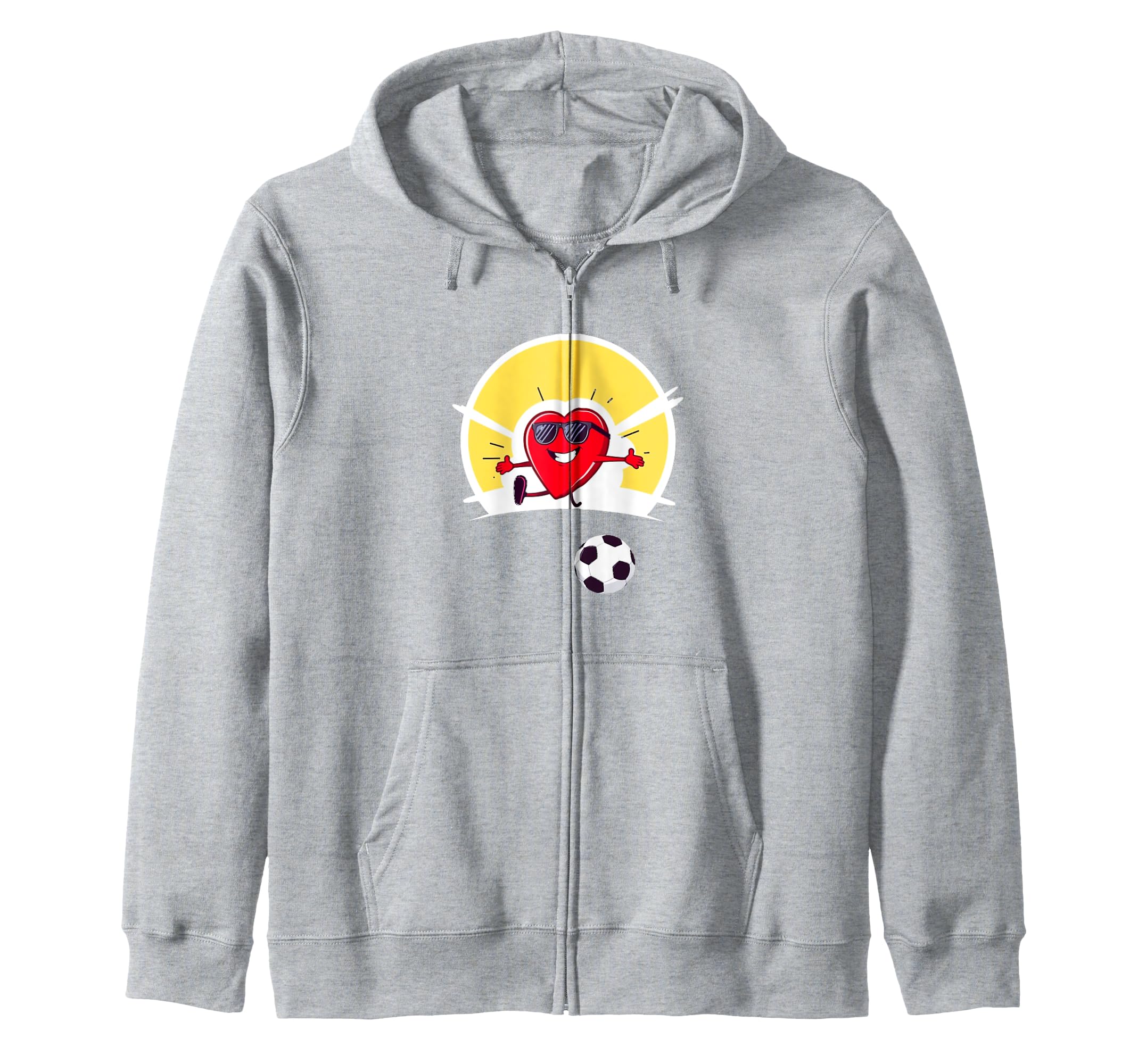 Soccer Heart Gift T-Shirt - Minimalist Print for Adults