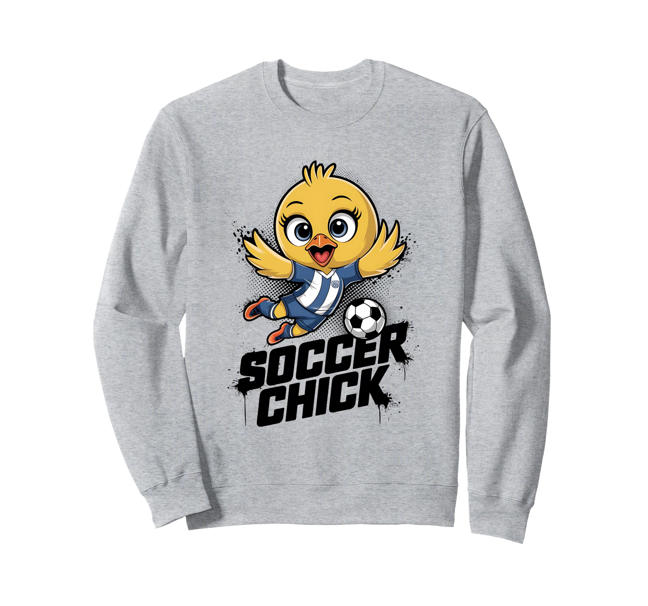 Soccer Chick Soccer Player Soccer Sweatshirt - Graphic Print Unisex