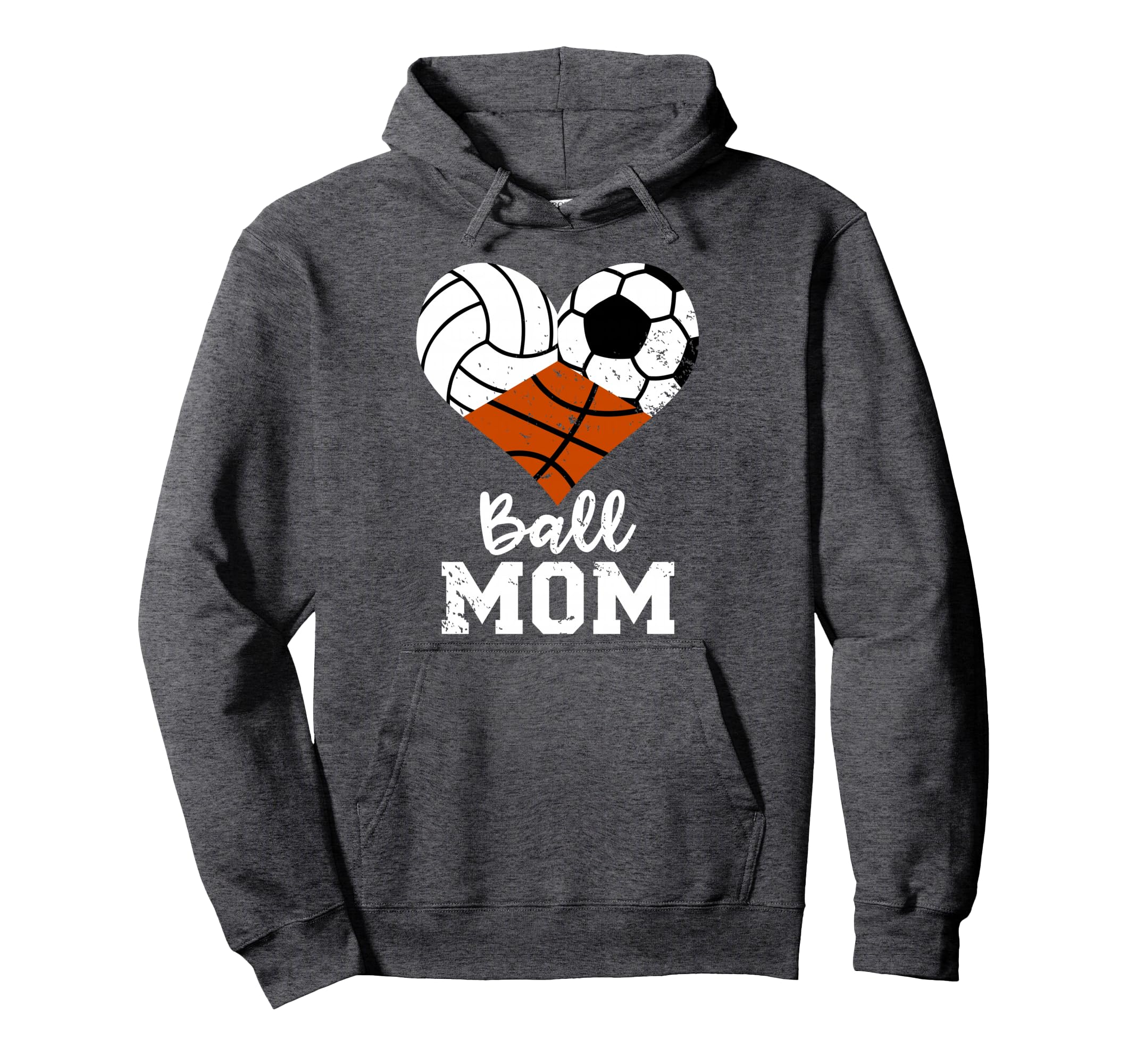 Ball Mom Funny Volleyball Soccer Hoodie - Custom Art Print Men Women