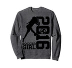 10Th Birthday Soccer 2016 Sweatshirt - Unique Graphic Unisex