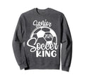 Senior Soccer King 2024 Class 2024 Sweatshirt - Custom Art Print Unisex
