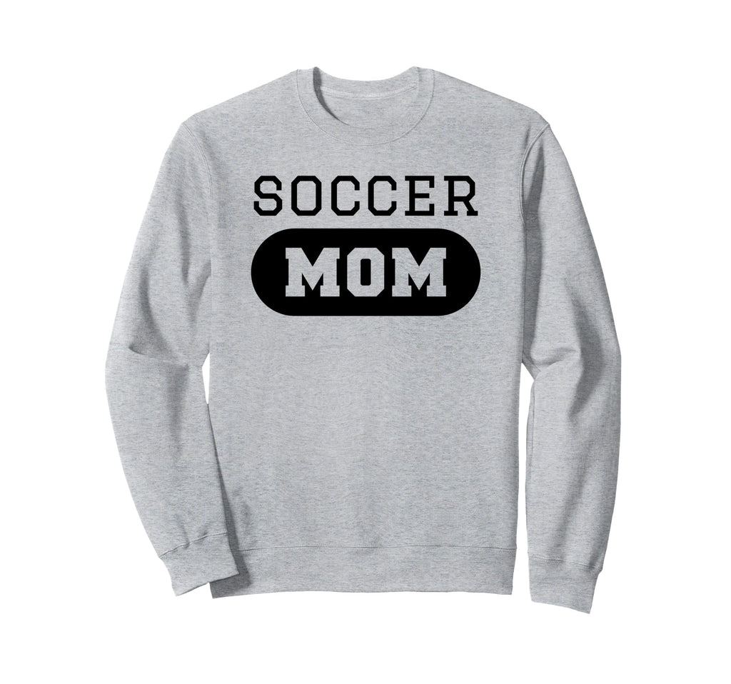 Soccer Mom Funny Soccer Sweatshirt - Minimalist Print for Adults