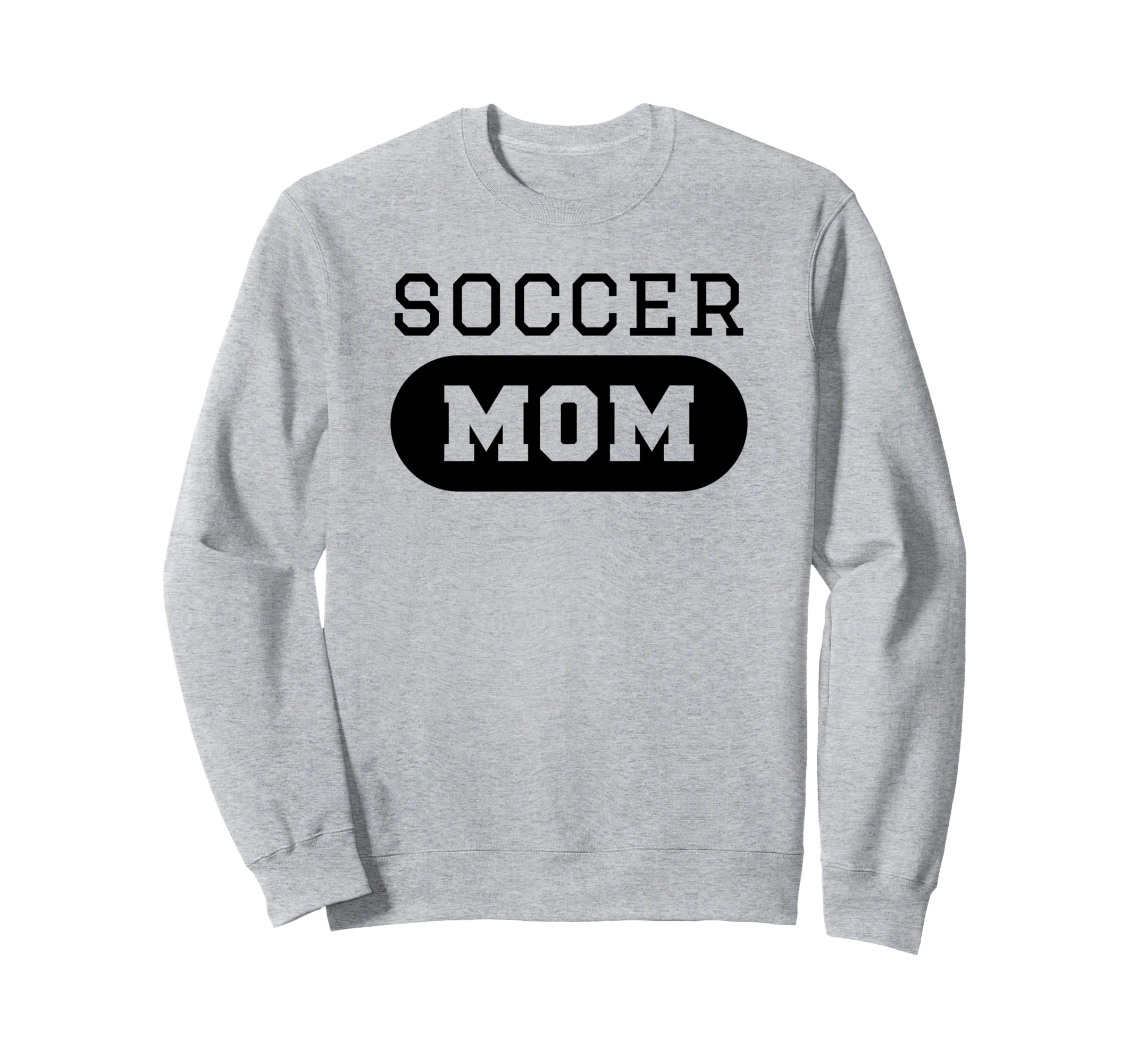 Soccer Mom Funny Soccer Sweatshirt - Minimalist Print for Adults