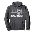 Uruguay Soccer Uruguay Futbol Hoodie - Aesthetic Graphic for Adults