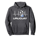 Uruguay Soccer Uruguay Futbol Hoodie - Aesthetic Graphic for Adults