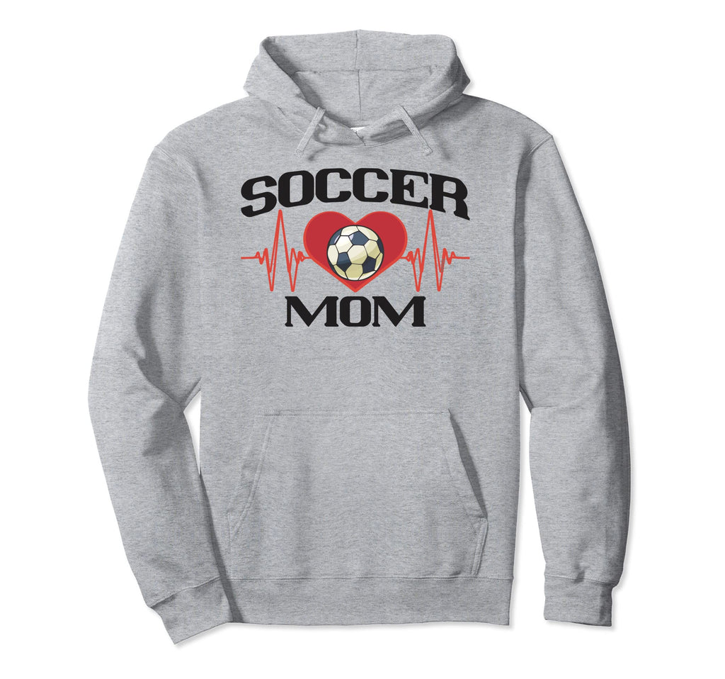 Heartbeat Soccer Team Mothers Day Hoodie - Trendy Graphic Unisex