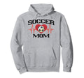 Heartbeat Soccer Team Mothers Day Hoodie - Trendy Graphic Unisex