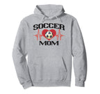 Heartbeat Soccer Team Mothers Day Hoodie - Trendy Graphic Unisex