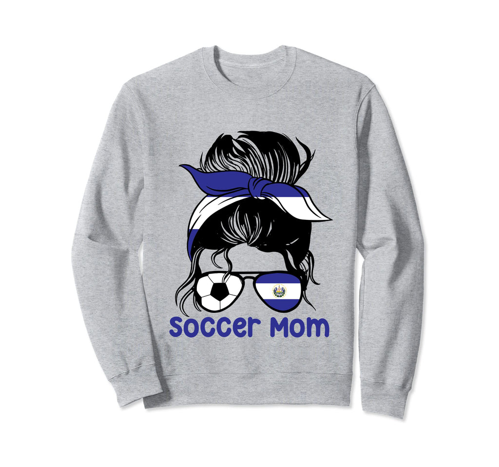 Soccer Mom Salvador Messy Bun Sweatshirt - Streetwear Style for Adults