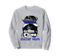 Soccer Mom Salvador Messy Bun Sweatshirt - Streetwear Style for Adults