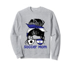 Soccer Mom Salvador Messy Bun Sweatshirt - Streetwear Style for Adults