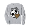 Soccer Mimi Grandma Heart Mimi Sweatshirt - Minimalist Print Men Women