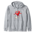 Heart Soccer Gift Sweatshirt - Graphic Print Men Women
