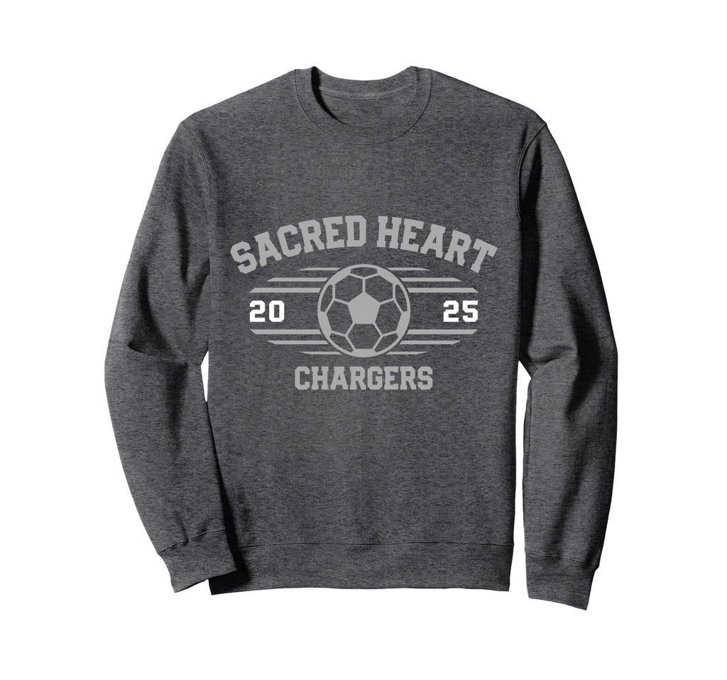 Sacred Heart Chargers Soccer Ball 2025 Sweatshirt - Trendy Graphic Unisex
