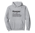 Soccer Goalie Keeper Definition Funny Hoodie - Aesthetic Graphic for Adults