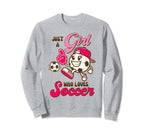 Soccer Soccer Player Game Day Sweatshirt - Casual Everyday Wear Men Women