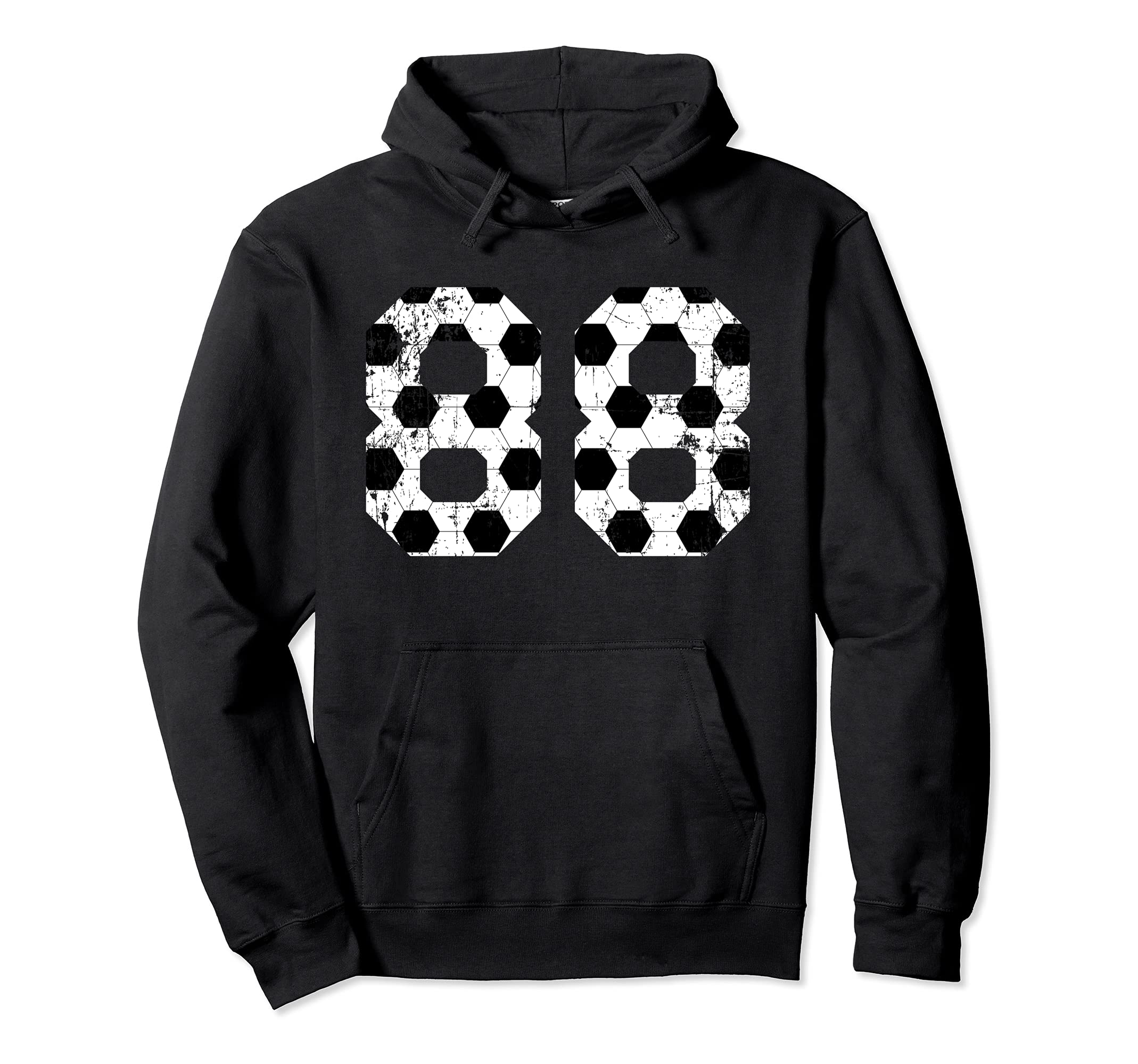 Soccer 88 Jersey Number Hoodie - Unique Graphic Men Women