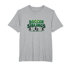 Soccer Siblings Family Teamwork Soccer T-Shirt - Trendy Graphic for Adults