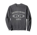 Sacred Heart Saints Soccer Ball Sweatshirt - Minimalist Print Men Women