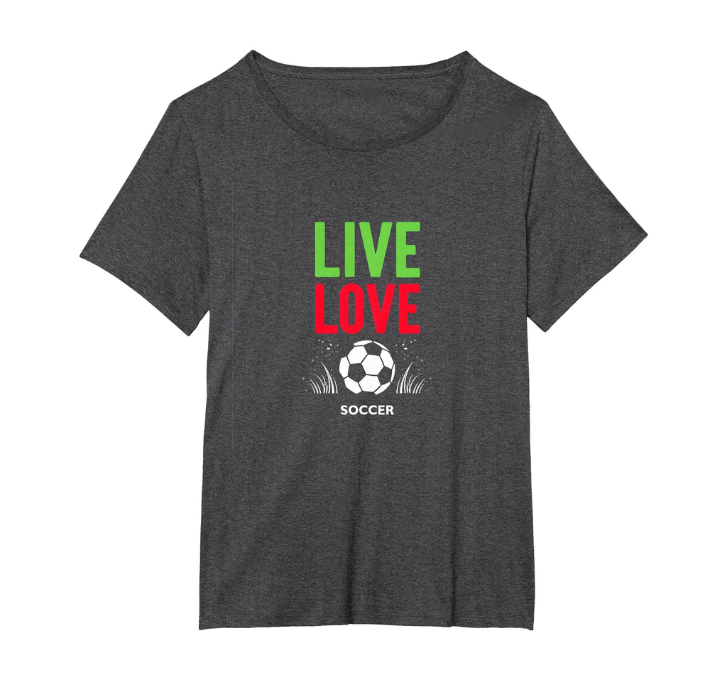 Live Love Soccer Inspiring Sports T-Shirt - Minimalist Print for Adults