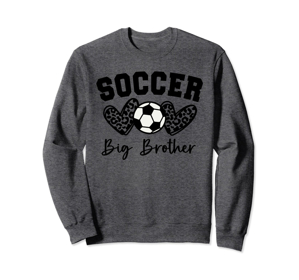 Soccer Big Brother Matching Sweatshirt - Casual Everyday Wear Men Women