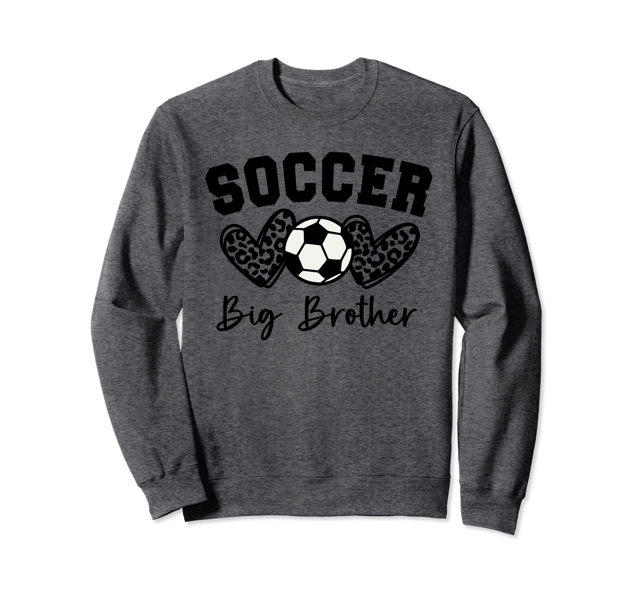 Soccer Big Brother Matching Sweatshirt - Casual Everyday Wear Men Women