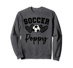 Soccer Poppy Matching Family Sweatshirt - Aesthetic Graphic Men Women