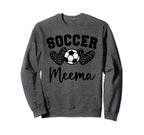 Soccer Meema Matching Family Soccer Sweatshirt - Streetwear Style Unisex