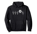 Soccer Heartbeat Hoodie - Casual Everyday Wear Men Women