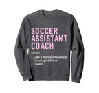 Funny Sports Thank You Soccer Sweatshirt - Casual Everyday Wear Unisex