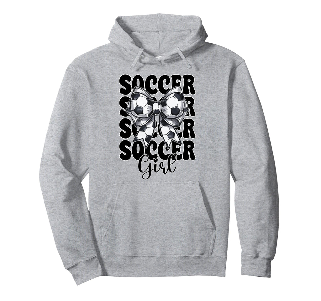 Soccer Soccer Mom Mothers Day Coquette Hoodie - Novelty Apparel Men Women